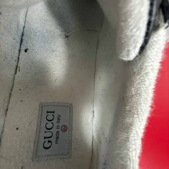 Gucci Men's Black Sneakers with Red and Blue Accents - Picture 6 of 13